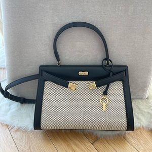 NEVER USED Tory Burch Lee Radziwill Small Bag with raincoat